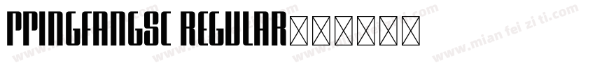 PPingFangSC Regular字体转换